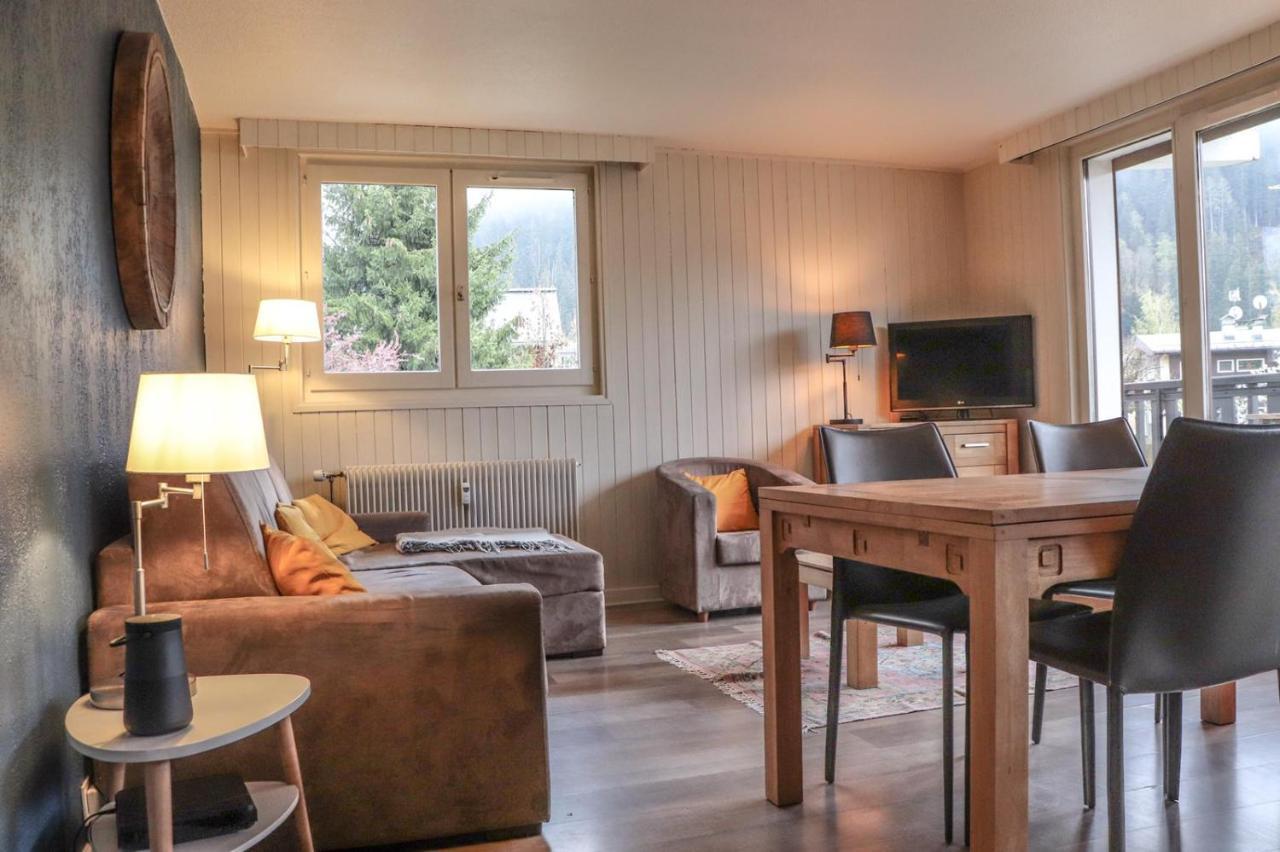 Appartement Lyret Centre Chamonix, Vue D'Exception Екстер'єр фото